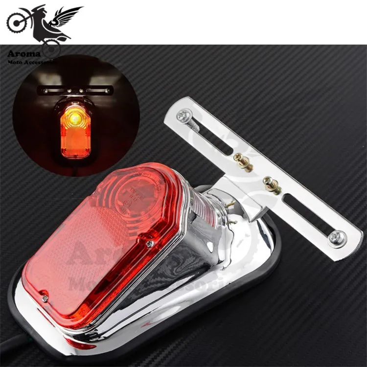 retro chrome motorcycle tail brake light for Harley Davidson rear indicator red lighting sliver 12V 20W universal accessories
retro chrome motorcycle tail brake light for Harley Davidson rear indicator red lighting sliver 12V 20W universal accessories