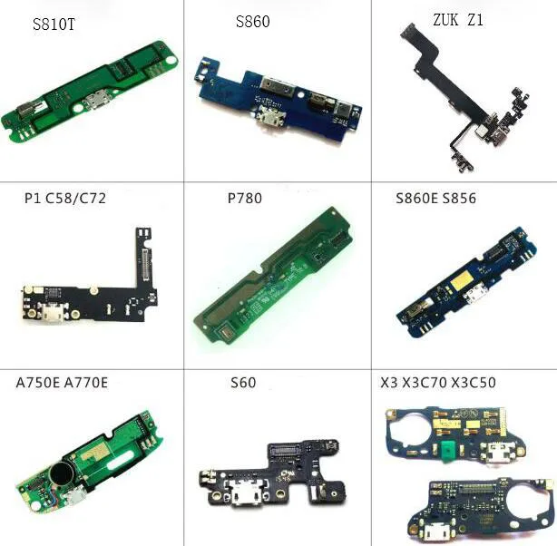 

Microphone Dock Charger Connector Board For Lenovo S860 Z1 S60 A750 S856 P780 P1 X3C70 S810T USB Charging Flex Cable