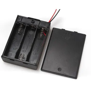 20PCS 3 x AA 4.5V Battery Storage Case With Cover On/Off Switch Flashlight Battery Holder With Cable Lead
20PCS 3 x AA 4.5V Battery Storage Case With Cover On/Off Switch Flashlight Battery Holder With Cable Lead
