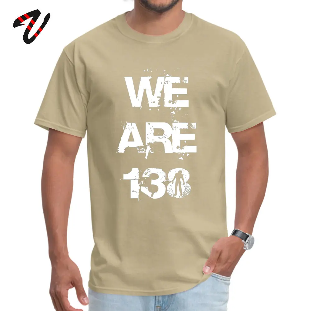 Mens Tshirts We are Casual Tees All Cotton O Neck Short Sleeve Fitness Tight T Shirt Labor Day Wholesale We are 138 12678 beige