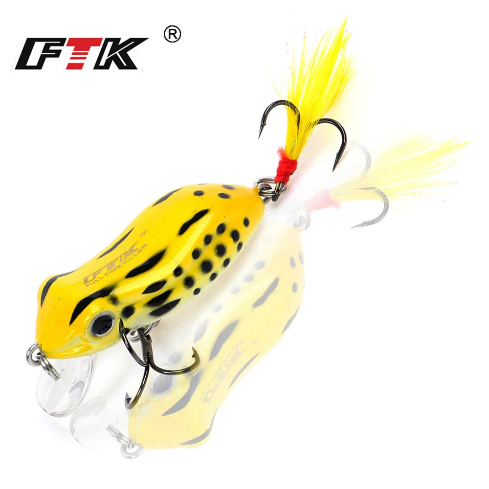 FTK Professional Colorful Hard Frog Fishing Lure 1pcs/lot 50mm 6.5g Topwater Sinking Floating Fishing Crankbait Wobblers Tackle
FTK Professional Colorful Hard Frog Fishing Lure 1pcs/lot 50mm 6.5g Topwater Sinking Floating Fishing Crankbait Wobblers Tackle