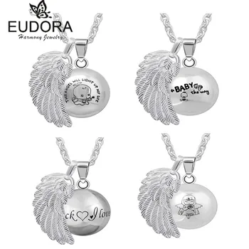 Eudora Maternity Jewelry Angel Wing Unique Pattern Bola Pendant Angel Caller Necklace Pregnant Women Baby Jewelry Nice Gift 30"
Eudora Maternity Jewelry Angel Wing Unique Pattern Bola Pendant Angel Caller Necklace Pregnant Women Baby Jewelry Nice Gift 30"