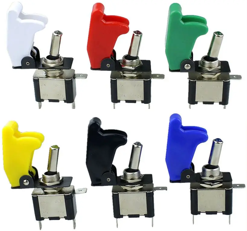 1pcs 5color Car Toggle Switch Illuminated LED ON/OFF 12V Flip Up Cover Cap Guard Heavy Duty TM
1pcs 5color Car Toggle Switch Illuminated LED ON/OFF 12V Flip Up Cover Cap Guard Heavy Duty TM