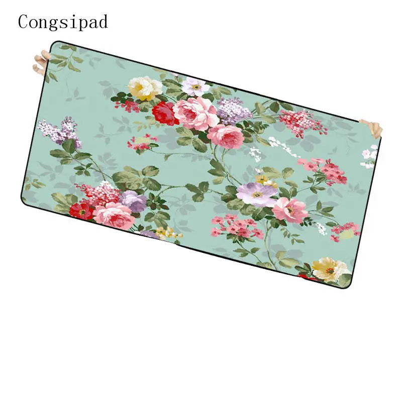 Congsipad Rubber Gaming Mouse Pad Blue Flower Print Laptop Mouse Mat Large Lock Edge Mouse Notebook Computer Mousepad 900*400mm
Congsipad Rubber Gaming Mouse Pad Blue Flower Print Laptop Mouse Mat Large Lock Edge Mouse Notebook Computer Mousepad 900*400mm
