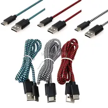 1M Roping Braided Type-C USB Data Charger Cable for Asus Zen AiO Xiaomi oneplus 2 letv pro GSCP2525
