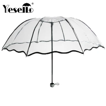 Yesello Plastic EVA Transparent Umbrellas For Protect Against Wind And Rain Long-Handle Umbrella Clear Field Of Vision
Yesello Plastic EVA Transparent Umbrellas For Protect Against Wind And Rain Long-Handle Umbrella Clear Field Of Vision