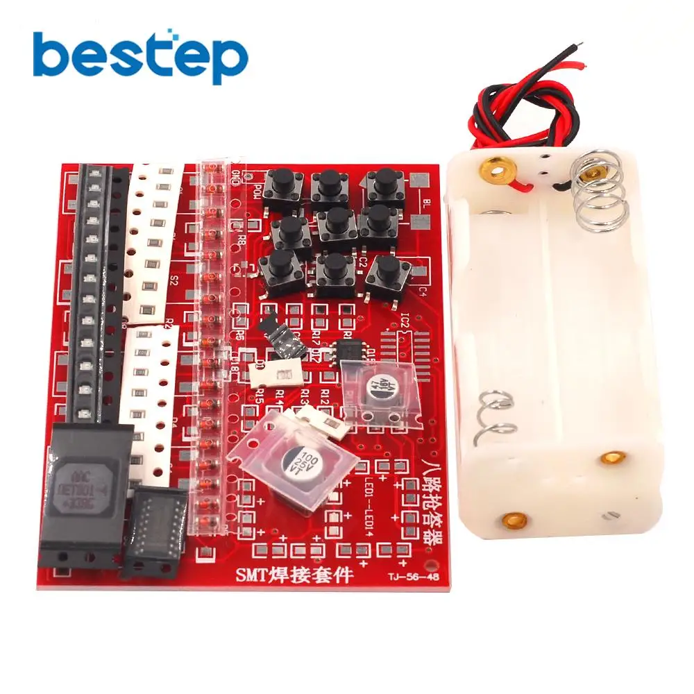 DIY Kits Full SMD 8 Channel Digital Responder WQM Suite Answer Device SMT Soldering Practice DIY Electronic Training
DIY Kits Full SMD 8 Channel Digital Responder WQM Suite Answer Device SMT Soldering Practice DIY Electronic Training