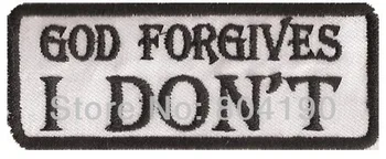 God Forgives I Dont Biker Rocker MC BIKER VEST NAME TAG FUN FUNNY EMBROIDERED BACK OF JACKET PATCH
God Forgives I Dont Biker Rocker MC BIKER VEST NAME TAG FUN FUNNY EMBROIDERED BACK OF JACKET PATCH