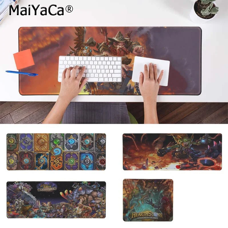 MaiYaCa New Design Hearthstone Natural Rubber Gaming mousepad Desk Mat Free Shipping Large Mouse Pad Keyboards Mat
MaiYaCa New Design Hearthstone Natural Rubber Gaming mousepad Desk Mat Free Shipping Large Mouse Pad Keyboards Mat
