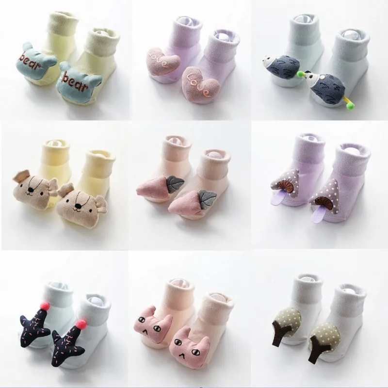 New Spring Summer Newborn Socks 100% Cotton Cute Cartoon Doll Baby Socks Children Candy Color Non-slip Floor Socks Baby Clothing
New Spring Summer Newborn Socks 100% Cotton Cute Cartoon Doll Baby Socks Children Candy Color Non-slip Floor Socks Baby Clothing