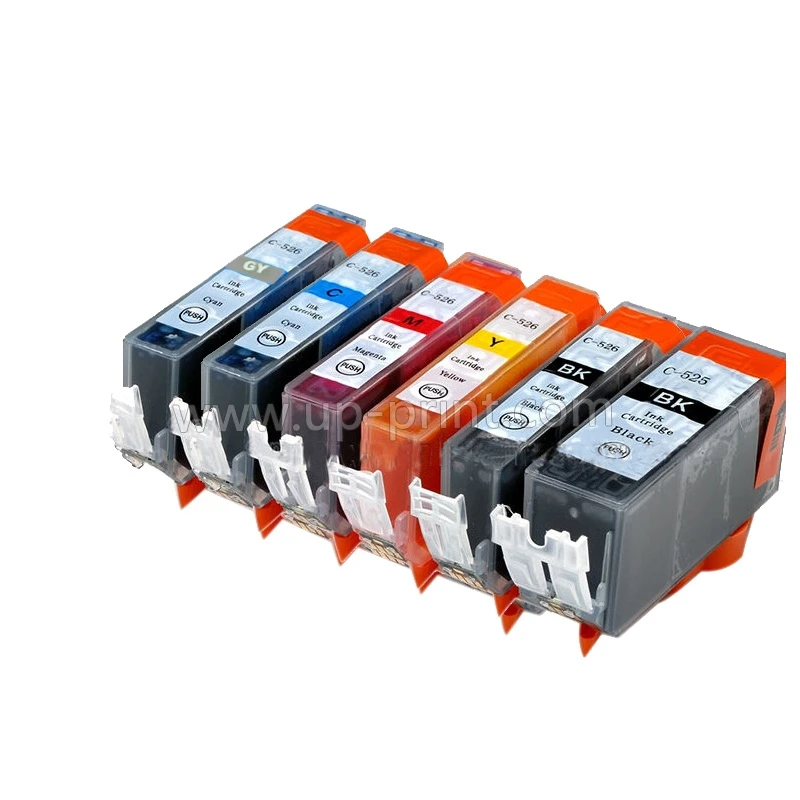 

18pk PGI-525 BK CLI 526 BK C M Y GY compatible ink cartridges For canon PIXMA MG6150 MG6250 MG8150 MG8250 printer PGI525