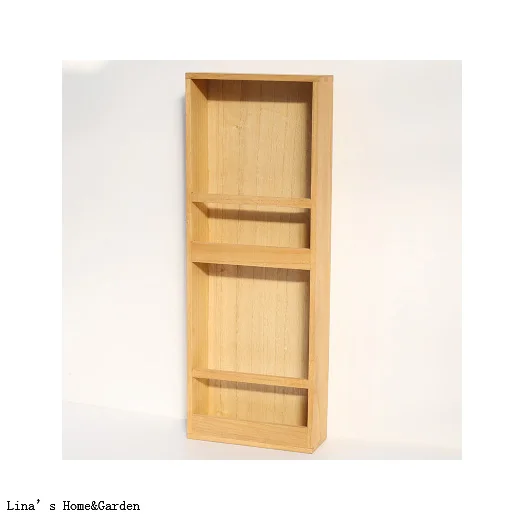 wax oil finish solid wood wall magazine rack (3)