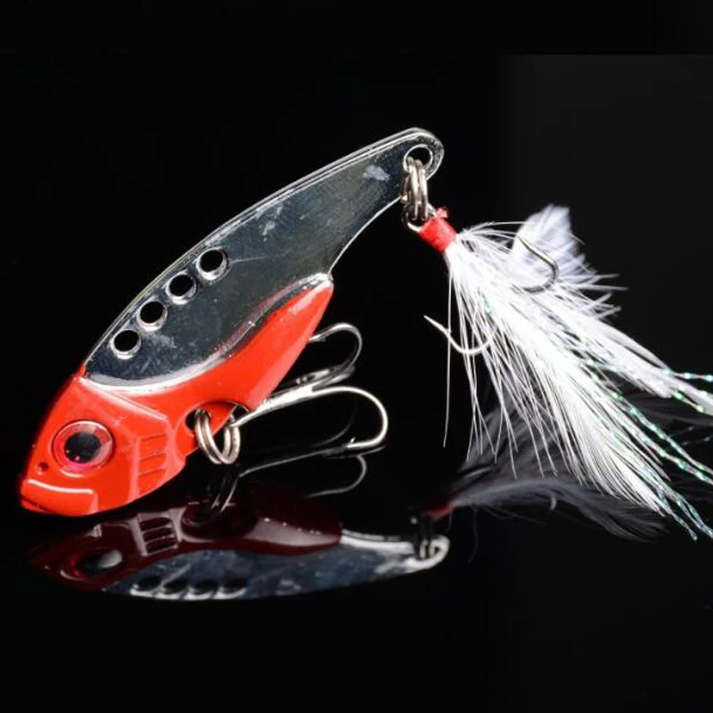 1PCS 8# hook metal Fishing fake bait Hairy hook vib Lure Artificial Bait Random Color 5.5CM/11G
1PCS 8# hook metal Fishing fake bait Hairy hook vib Lure Artificial Bait Random Color 5.5CM/11G