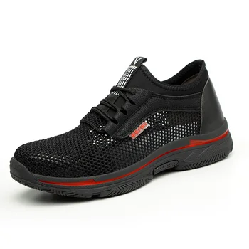 men fashion breathable steel toe caps work safety shoes black construction site worker shoe security boots protective footwear
men fashion breathable steel toe caps work safety shoes black construction site worker shoe security boots protective footwear