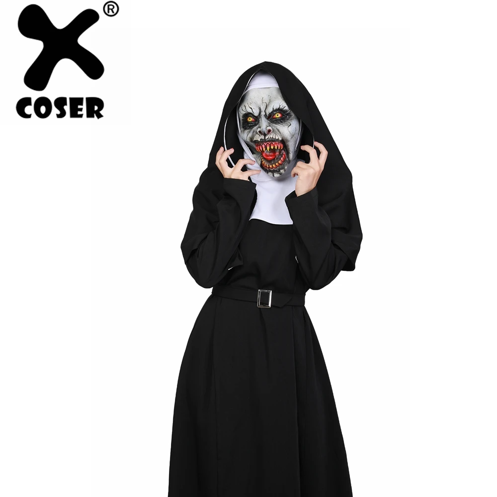 XCOSER The Nun Valak the nun Costume Polyester Black & White The Nun Movie Halloween Cosplay Anime Costume For Women Adult
XCOSER The Nun Valak the nun Costume Polyester Black & White The Nun Movie Halloween Cosplay Anime Costume For Women Adult