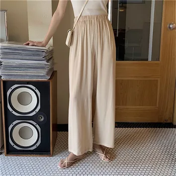 HziriP 2019 Summer OL Style High Waist Wide Leg Pants Office Lady Casual Loose Solid Women Trousers 4 Colors Pantalones Mujer
HziriP 2019 Summer OL Style High Waist Wide Leg Pants Office Lady Casual Loose Solid Women Trousers 4 Colors Pantalones Mujer