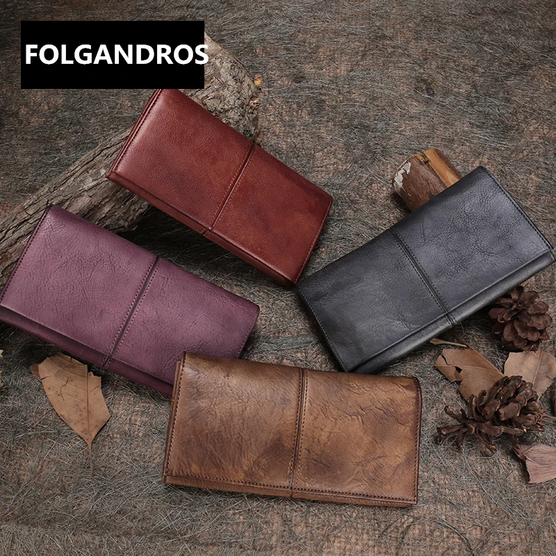 Women Handmade Wallets 2018 Genuine Leather Casual Vintage Clutch Purse Top Quality Business Cell Phone Coin Card Holder Purse
Women Handmade Wallets 2018 Genuine Leather Casual Vintage Clutch Purse Top Quality Business Cell Phone Coin Card Holder Purse