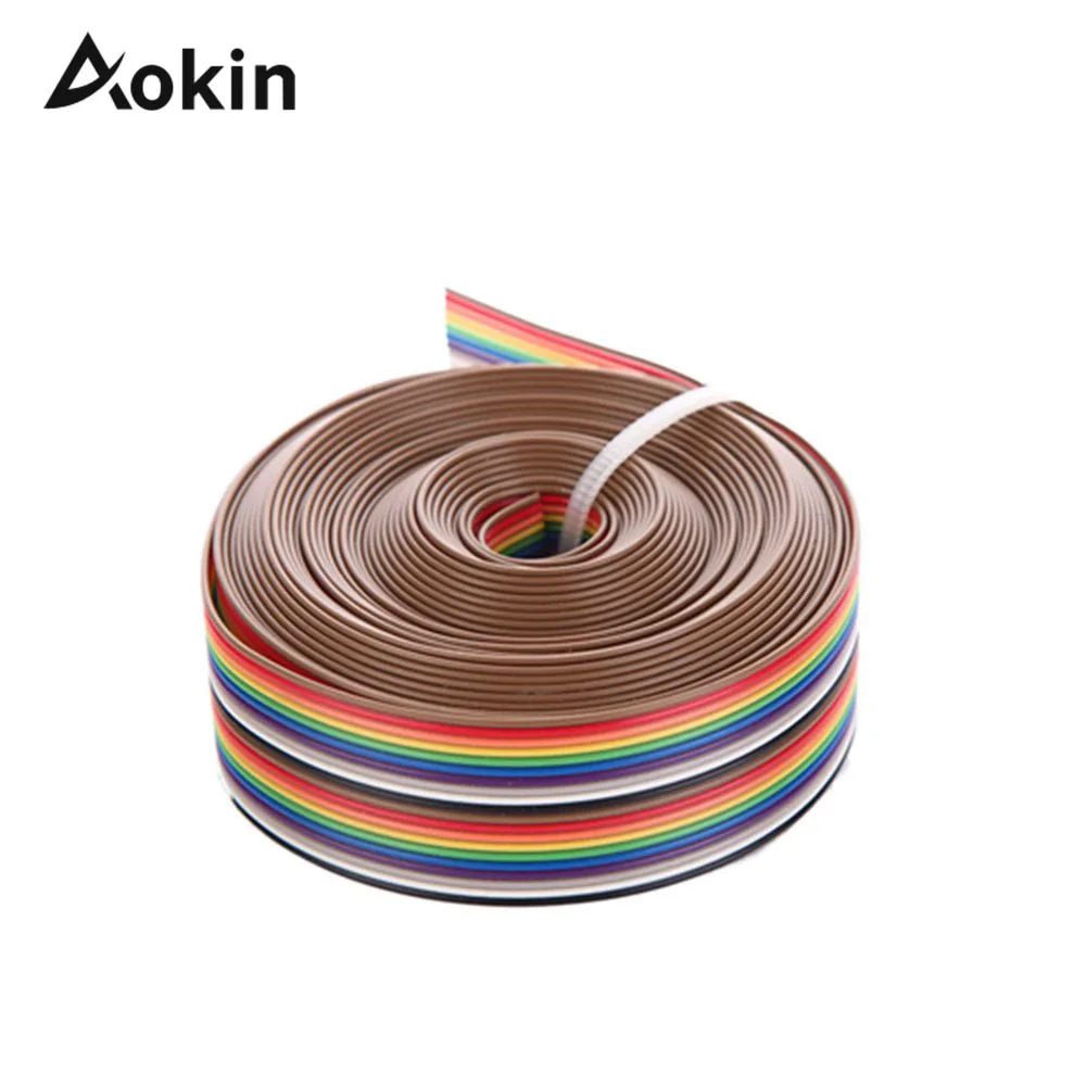 1M 2M 3M 1.27mm 20P DuPont Cable Rainbow Flat Line Support Wire Soldered Cable Connector Wire 20 pin For Arduino Diy Kit
1M 2M 3M 1.27mm 20P DuPont Cable Rainbow Flat Line Support Wire Soldered Cable Connector Wire 20 pin For Arduino Diy Kit