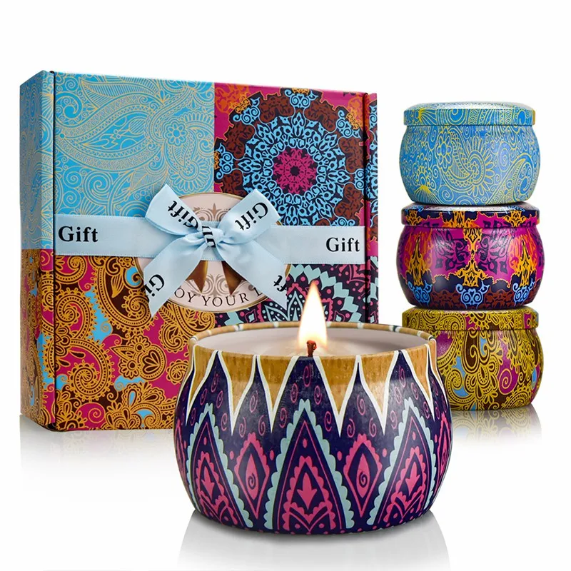YINUO CANDLE 4 Pack Smokeless Scented Candles Soy Wax Handmade Aromatherapy Candles 4 Fragrance Decorative Candle Birthday Gift
YINUO CANDLE 4 Pack Smokeless Scented Candles Soy Wax Handmade Aromatherapy Candles 4 Fragrance Decorative Candle Birthday Gift