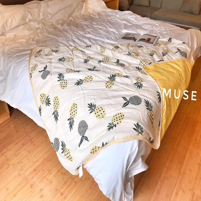 150X110cm Baby Bedding Quilts Sets Pineapple Cotton Spring Summer Kids Bed Quilts Baby Cot Cover Quilts for Boys girls Babies
150X110cm Baby Bedding Quilts Sets Pineapple Cotton Spring Summer Kids Bed Quilts Baby Cot Cover Quilts for Boys girls Babies