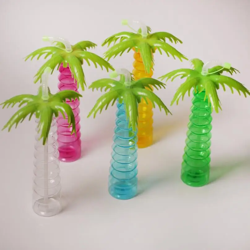 500ml coconut tree shaped PET food festival disposable shaped straw plastic water bottle Lin4128
500ml coconut tree shaped PET food festival disposable shaped straw plastic water bottle Lin4128