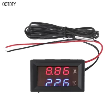 12V/24V LED Display Car Voltage & Water Temperature Gauge Voltmeter Thermometer 
12V/24V LED Display Car Voltage & Water Temperature Gauge Voltmeter Thermometer