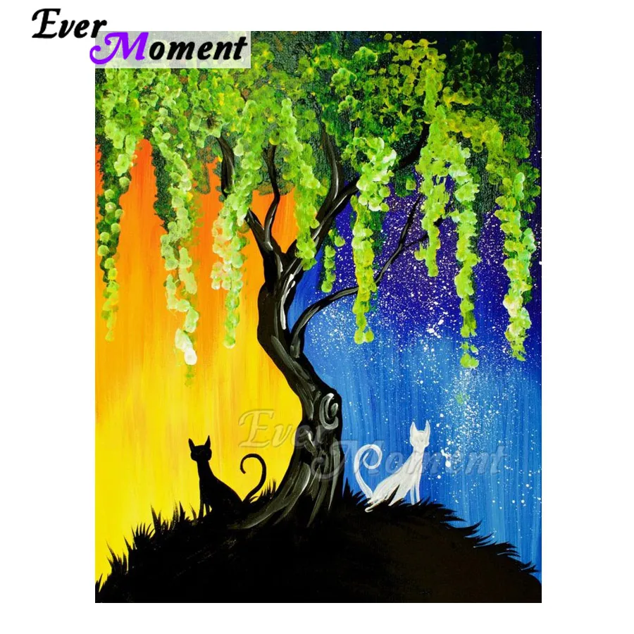 Ever Moment Diamond Painting Tree Black White Cat Handmade Full Square Mosaic Diamond Embroidery Home Wall Decoration 3F1206
Ever Moment Diamond Painting Tree Black White Cat Handmade Full Square Mosaic Diamond Embroidery Home Wall Decoration 3F1206