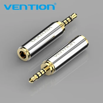 Vention 1Pcs 2.5mm male to 3.5mm female Audio Plug 4 poles Connector Audio Adapter Jack 3.5mm audio plug Stereo Headphone
Vention 1Pcs 2.5mm male to 3.5mm female Audio Plug 4 poles Connector Audio Adapter Jack 3.5mm audio plug Stereo Headphone