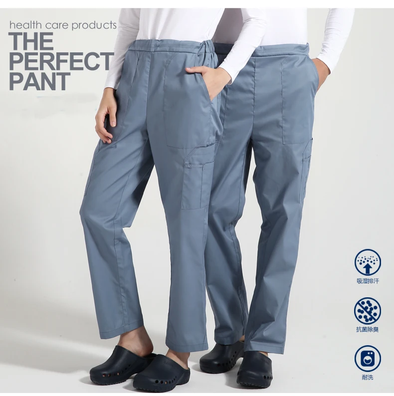 New Design Medical Multi-pockets Bottoms Hospital Doctors Nurse Clothes Pants Surgical Clothing Scrub Bottoms Lab Trousers
New Design Medical Multi-pockets Bottoms Hospital Doctors Nurse Clothes Pants Surgical Clothing Scrub Bottoms Lab Trousers