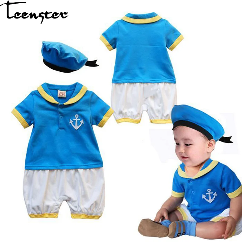 Teenster Newborn Baby Boy Rompers Duck Style Infant Clothes Summer Toddler Outfits with Hat Funny Romper Cute Kids Costume
Teenster Newborn Baby Boy Rompers Duck Style Infant Clothes Summer Toddler Outfits with Hat Funny Romper Cute Kids Costume
