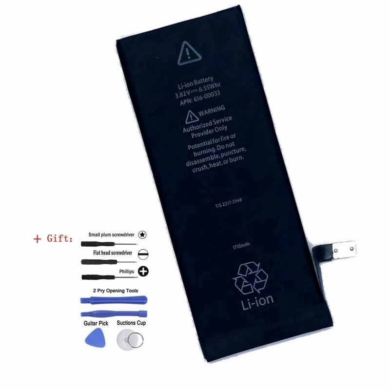 0 Cycle 1715 MAh For Iphone 6s Battery High-quality Replacment Battery For Apple IPhone 6s Battery Smart Phone Accumulator
0 Cycle 1715 MAh For Iphone 6s Battery High-quality Replacment Battery For Apple IPhone 6s Battery Smart Phone Accumulator