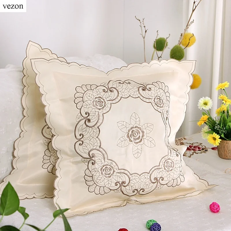 vezon Sale Elegant Floral Embroidery Pillow Cases Embroidered Throw Pillow Case Bed Decorative Boster Pillowcase Covers Square
vezon Sale Elegant Floral Embroidery Pillow Cases Embroidered Throw Pillow Case Bed Decorative Boster Pillowcase Covers Square