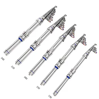 New Silver Mini Fishing Rod Aluminum Alloy Wheel Seat Sea Fishing Road Asian Throwing Telescopic Fishing Rod
New Silver Mini Fishing Rod Aluminum Alloy Wheel Seat Sea Fishing Road Asian Throwing Telescopic Fishing Rod