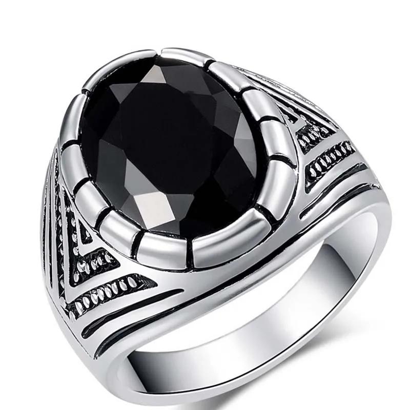 Antique Silver Color Cool Men Ring Masonic Vintage Punk Black Resin Stone Turkish Jewelry
Antique Silver Color Cool Men Ring Masonic Vintage Punk Black Resin Stone Turkish Jewelry