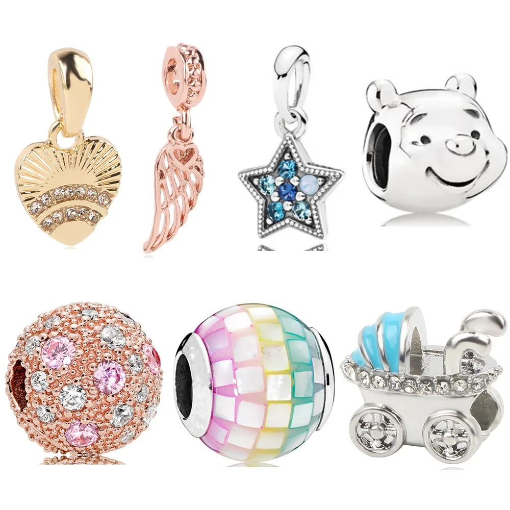AIFEILI Gift European Charm Beads Elegant Retro Jewelry Silver Fit Pandora Punk Gold 2019 DIY Personality Original Pink Bear
AIFEILI Gift European Charm Beads Elegant Retro Jewelry Silver Fit Pandora Punk Gold 2019 DIY Personality Original Pink Bear