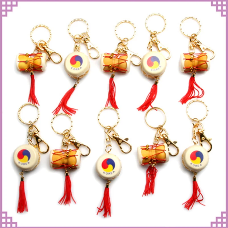 20pcs/Lot Mixed Korea Drum Keychain Waist Drum Key Chain Tassels Keyring Ethnic Bag Clothes Hangings
20pcs/Lot Mixed Korea Drum Keychain Waist Drum Key Chain Tassels Keyring Ethnic Bag Clothes Hangings