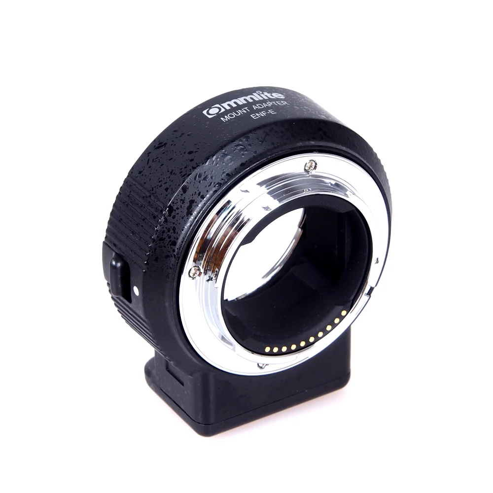 

Commlite Auto Focus Lens Mount Adapter CM-ENF-E(1) V4 for Nikon F lens to Sony A7R2 A7RII A6300 A7II E-mount Camera