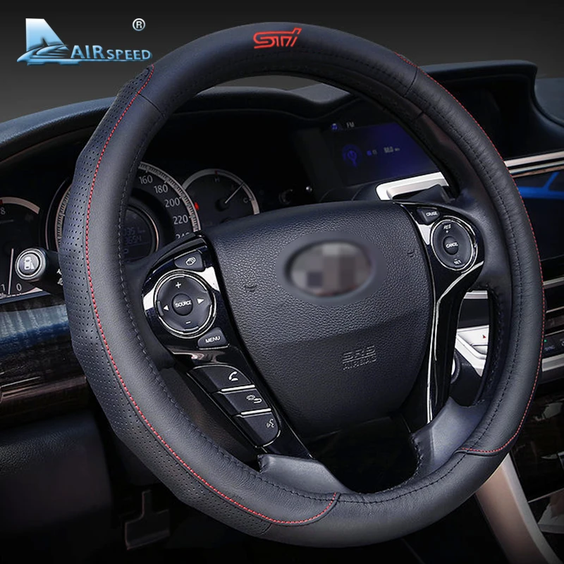 Airspeed for Subaru Forester Impreza Outback Legacy XV STI Tribeca Accessories Leather Car Steering Wheel Cover Skid Resistance
Airspeed for Subaru Forester Impreza Outback Legacy XV STI Tribeca Accessories Leather Car Steering Wheel Cover Skid Resistance