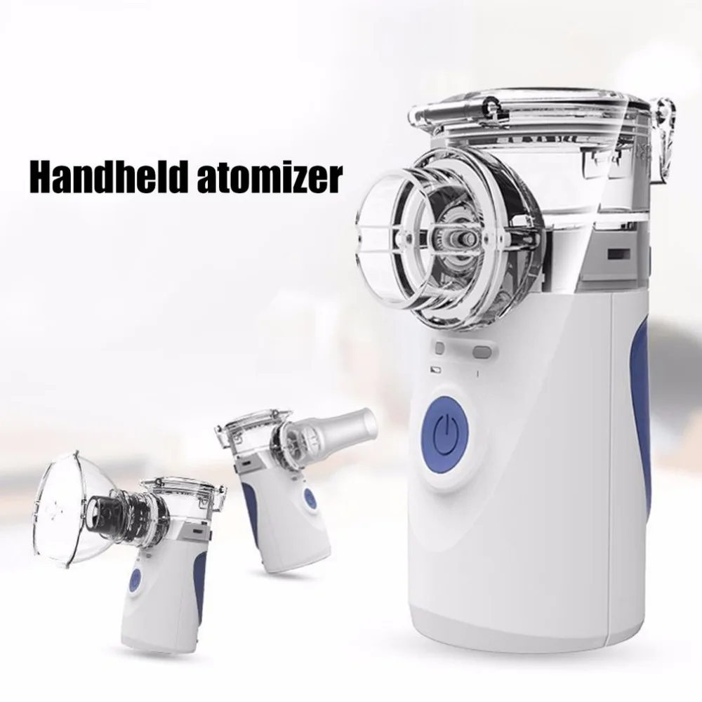 Portable Ultrasonic Nebulizer Mini Handheld Inhaler Respirator Humidifier Kit Health Care Children Home Inhaler Machine Atomizer
Portable Ultrasonic Nebulizer Mini Handheld Inhaler Respirator Humidifier Kit Health Care Children Home Inhaler Machine Atomizer