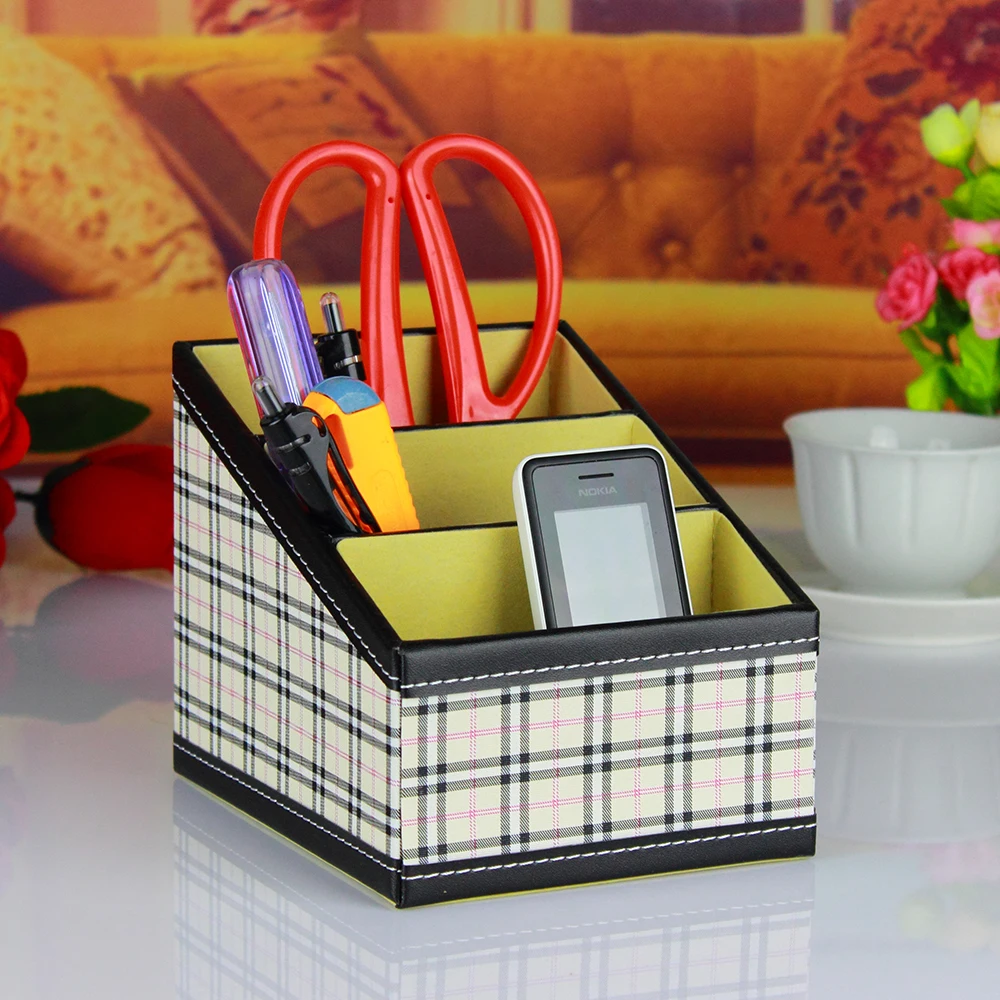 PITEBO 3 slot leather desk remote controller home sundries storage box display presentation organizer case holder
PITEBO 3 slot leather desk remote controller home sundries storage box display presentation organizer case holder