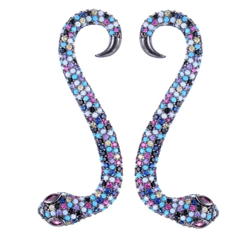 GODKI Luxury Snakes Cubic Zircon Bridal Wedding Imitation Pearl Long Drop Earrings For Women Jewelry boucle d'oreille femme 2018
GODKI Luxury Snakes Cubic Zircon Bridal Wedding Imitation Pearl Long Drop Earrings For Women Jewelry boucle d'oreille femme 2018