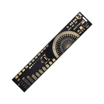 Multifunctional PCB Ruler EDA Measuring Tool High Precision Protractor 20CM Black
Multifunctional PCB Ruler EDA Measuring Tool High Precision Protractor 20CM Black