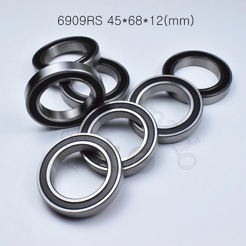 

Bearing 1pcs 6909RS 45*68*12(mm) free shipping chrome steel rubber Sealed High speed Mechanical equipment parts