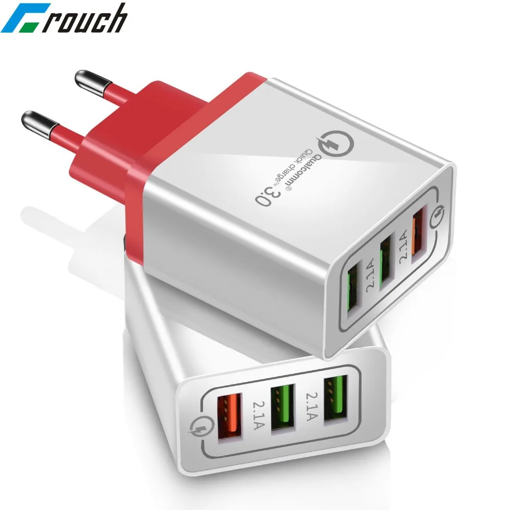 Quick charge 3.0 Wall Travel USB Charger 3 port EU US Plug Adapter for iPhone XS 8 7 Samsung s8 xiaomi Fast Mobile Phone Charger
Quick charge 3.0 Wall Travel USB Charger 3 port EU US Plug Adapter for iPhone XS 8 7 Samsung s8 xiaomi Fast Mobile Phone Charger