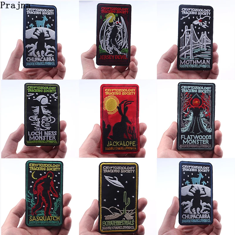 Prajna Extraterrestrial Patch Loch Ness Monster Patches For Clothing Jackalope Embroidered Iron On Patch Sasquatch Stickers F
Prajna Extraterrestrial Patch Loch Ness Monster Patches For Clothing Jackalope Embroidered Iron On Patch Sasquatch Stickers F