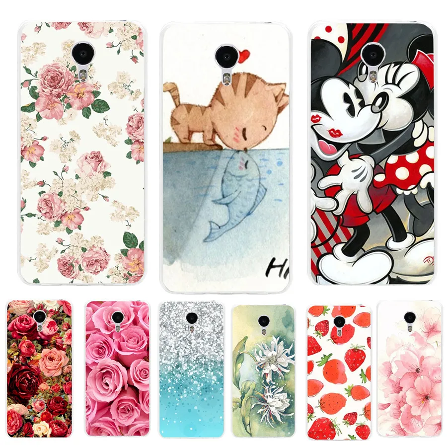 Meizu M5 Note Case M3 Cartoon Soft Silicon TPU For M3S M5S Cases Meilan 5 Coque |