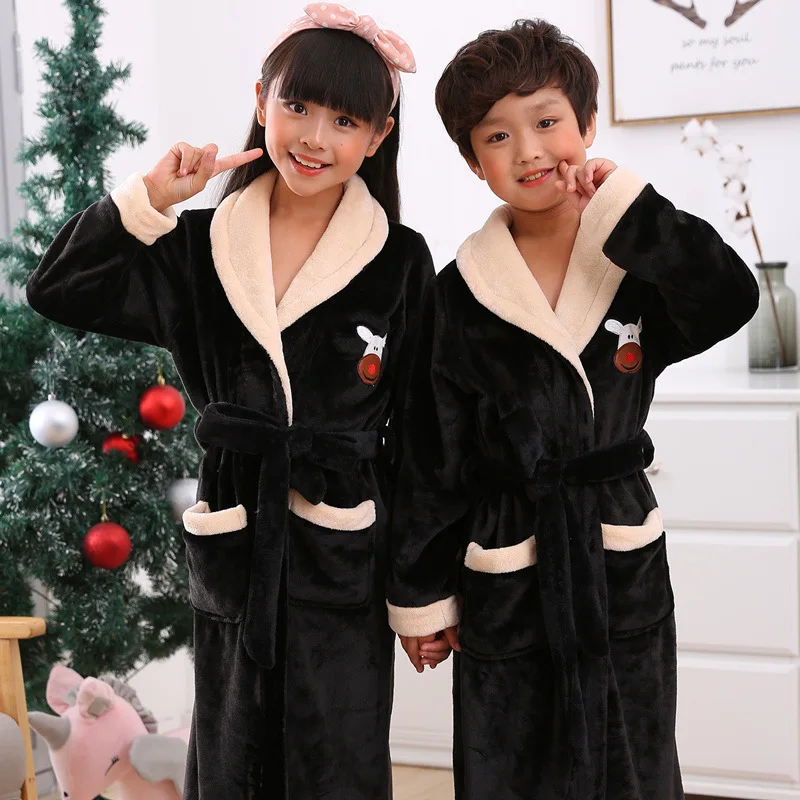Kids Robes Flannel Child Boys Girls Robes Lovely Christmas Hooded Bath Robes Long Sleeve Baby Boy Bathrobe Child Clothing
Kids Robes Flannel Child Boys Girls Robes Lovely Christmas Hooded Bath Robes Long Sleeve Baby Boy Bathrobe Child Clothing