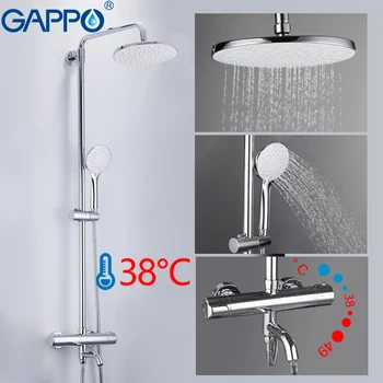 GAPPO Shower system bath shower head faucet bathroom waterfall shower mixer bathtub shower panel faucet wall mouneted brass tap
GAPPO Shower system bath shower head faucet bathroom waterfall shower mixer bathtub shower panel faucet wall mouneted brass tap
