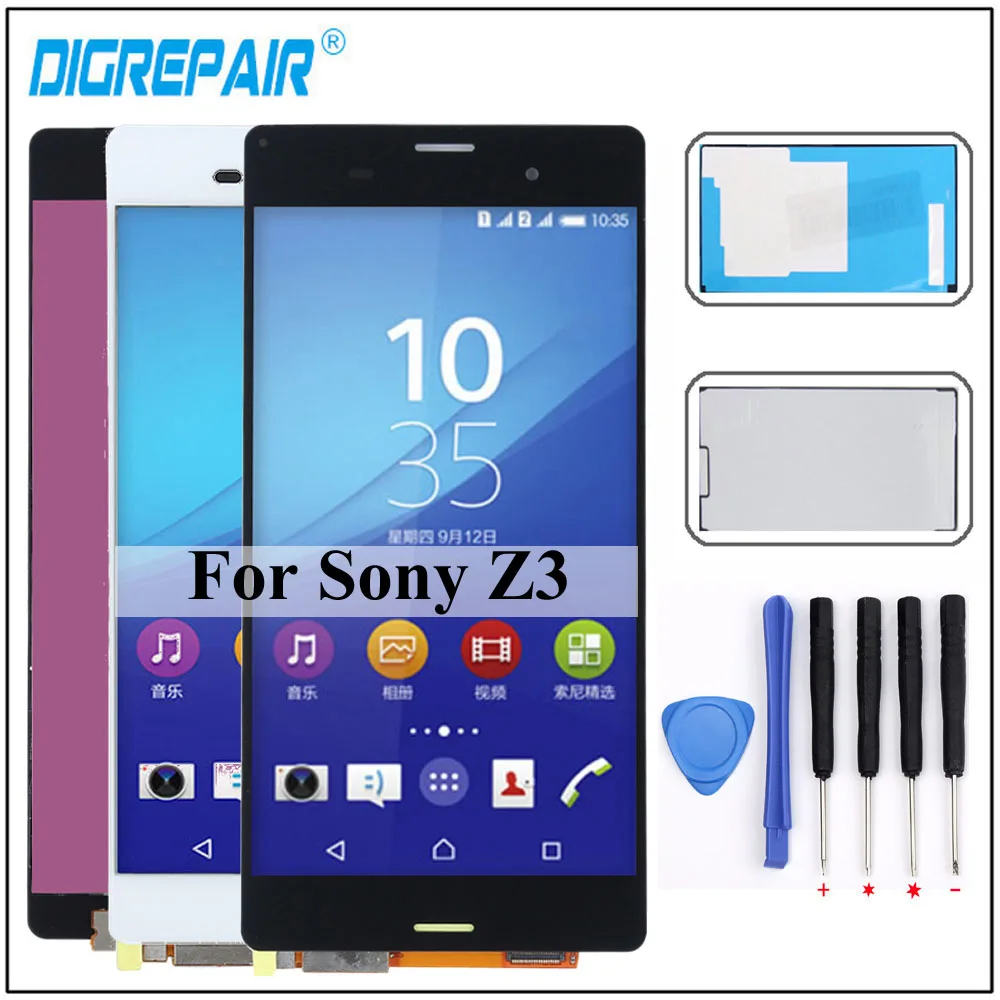 For Sony Xperia Z3 LCD Display touch screen digitizer Assembly Screen L55t D6603 D6643 D6653 Screen For Sony Xperia z3 Display
For Sony Xperia Z3 LCD Display touch screen digitizer Assembly Screen L55t D6603 D6643 D6653 Screen For Sony Xperia z3 Display