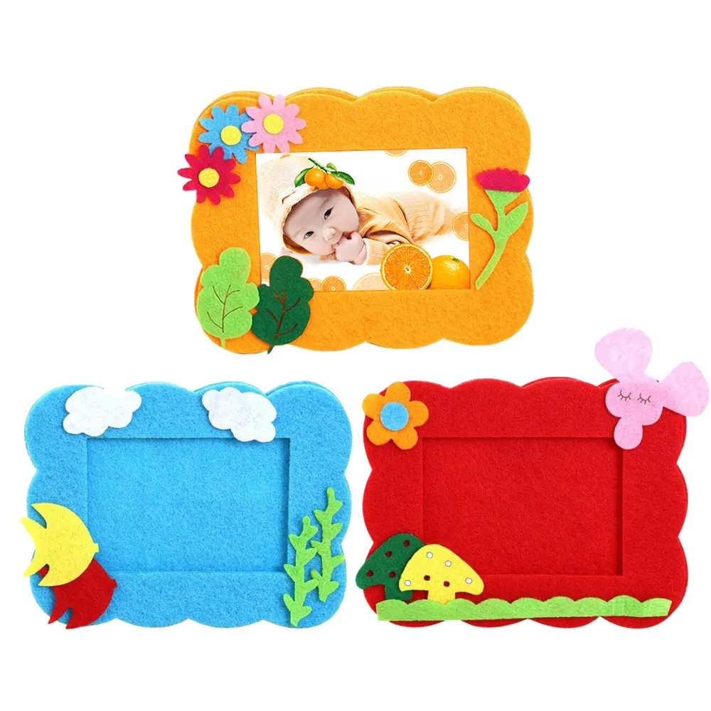 1PC Creative Non-woven DIY Photo Frame Children Hand-made Material Package Educational Toy Home Decor Craft Toys Craft
1PC Creative Non-woven DIY Photo Frame Children Hand-made Material Package Educational Toy Home Decor Craft Toys Craft